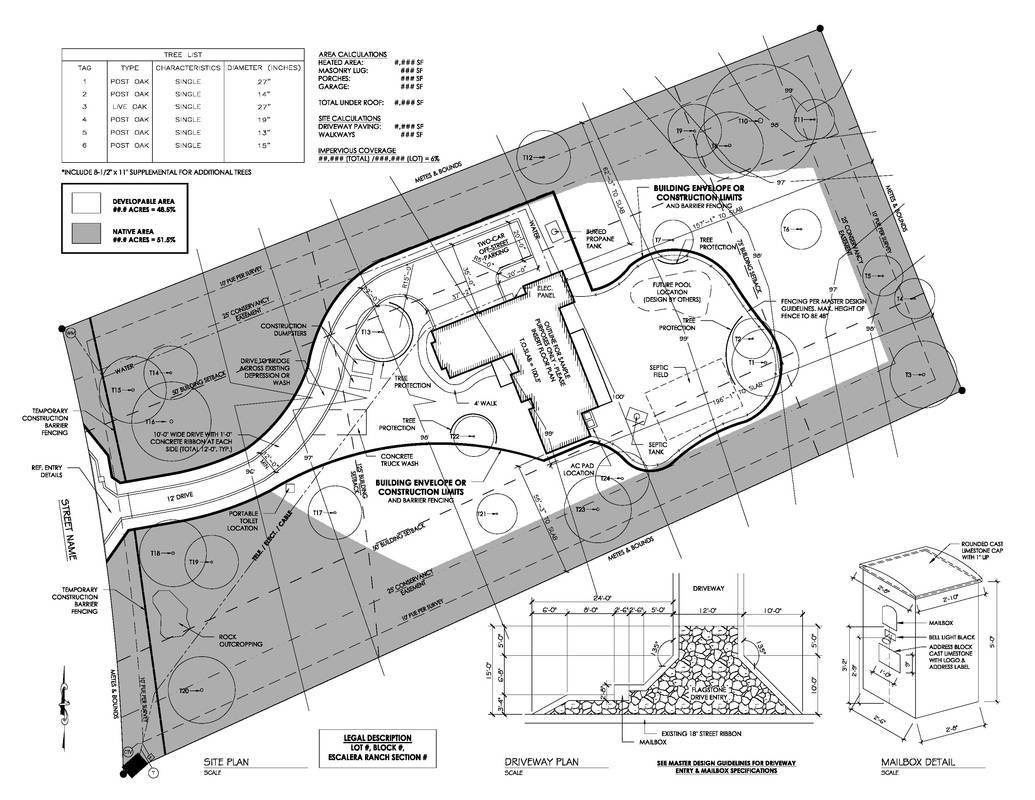 Site Plans for HOA or City Review