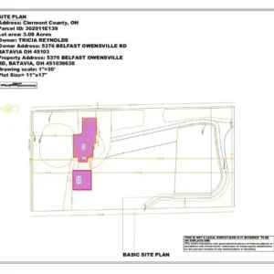 Basic Site Plan For Permit