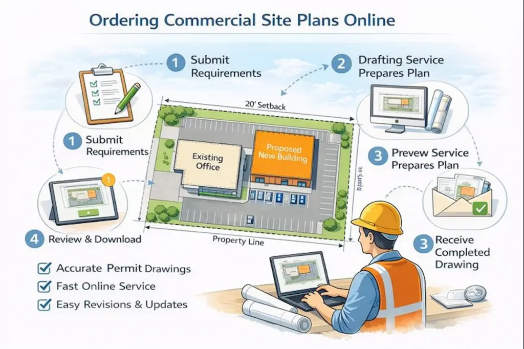 Ordering Commercial Site Plans Online