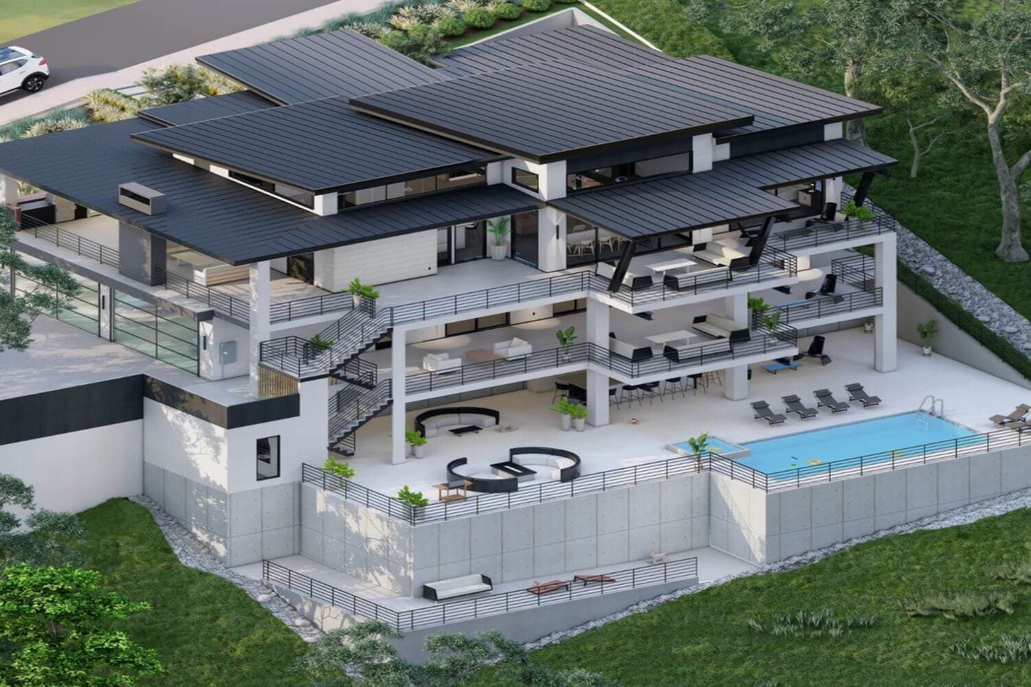 Residential site plan for permit approval