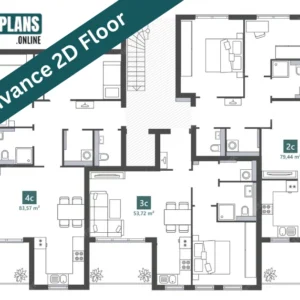 2D Floor Plans, Residential Floor Plans