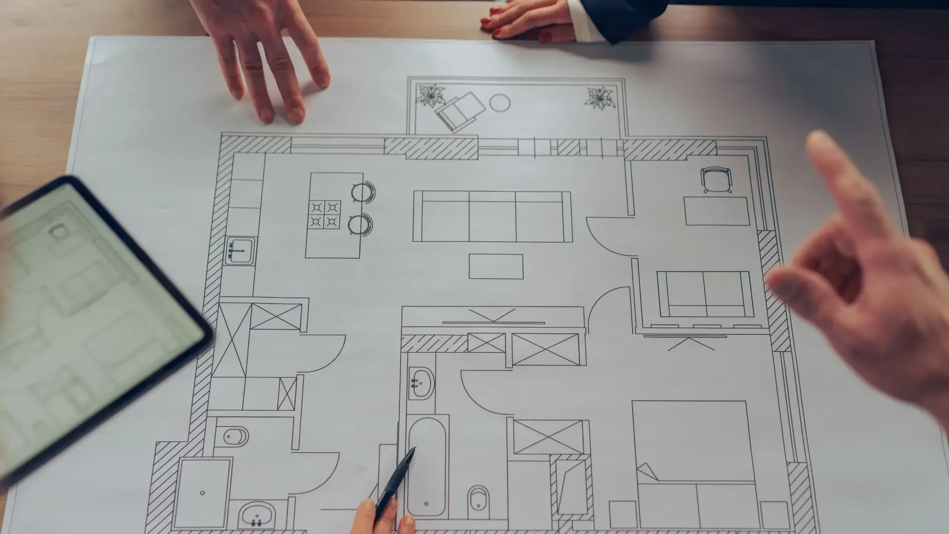 Residential site plan for permit approval