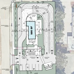 Professional Commercial Site Plan for Permit Approval