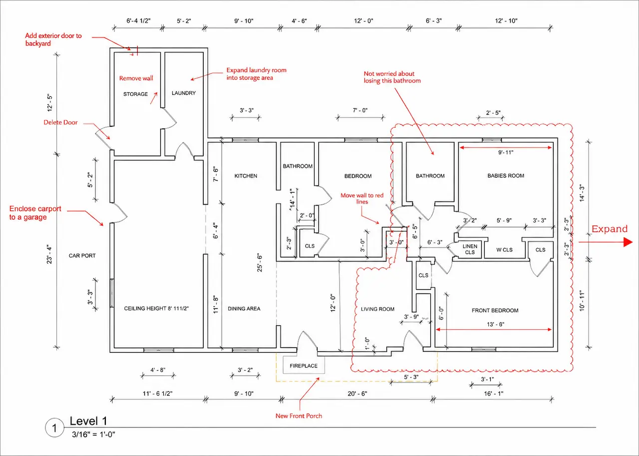 site plan for home addition