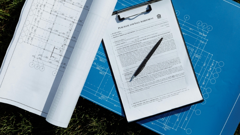 A Arizona Site plans drawing displaying property lines, setbacks, and structure dimensions.