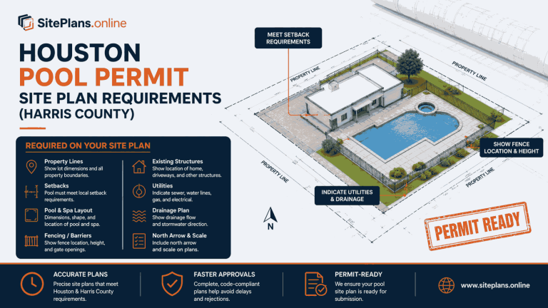 Site Plan for Permit in Wise County, Texas