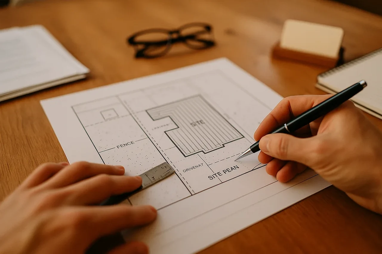 Site Plan for a Permit in West Palm Beach, Florida