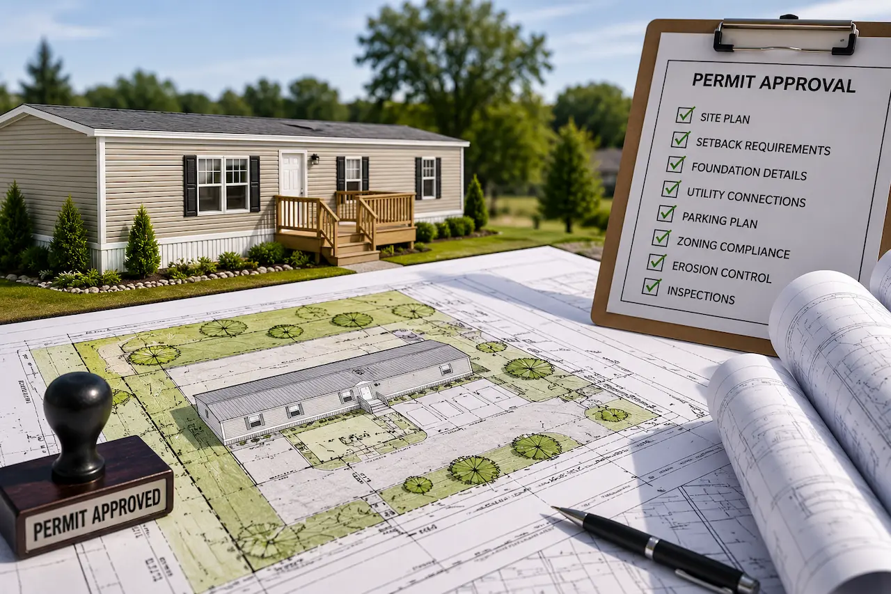 Site Plan for Manufactured Home: What Permit Approval Requires