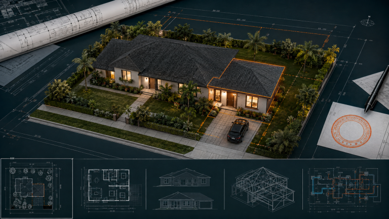 Garage to ADU Conversion · Palm Beach County · Full Permit Drawing Set