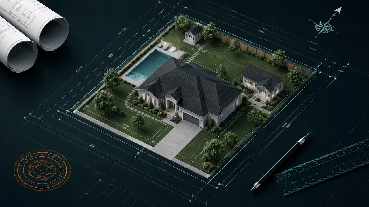 Residential permit site plan