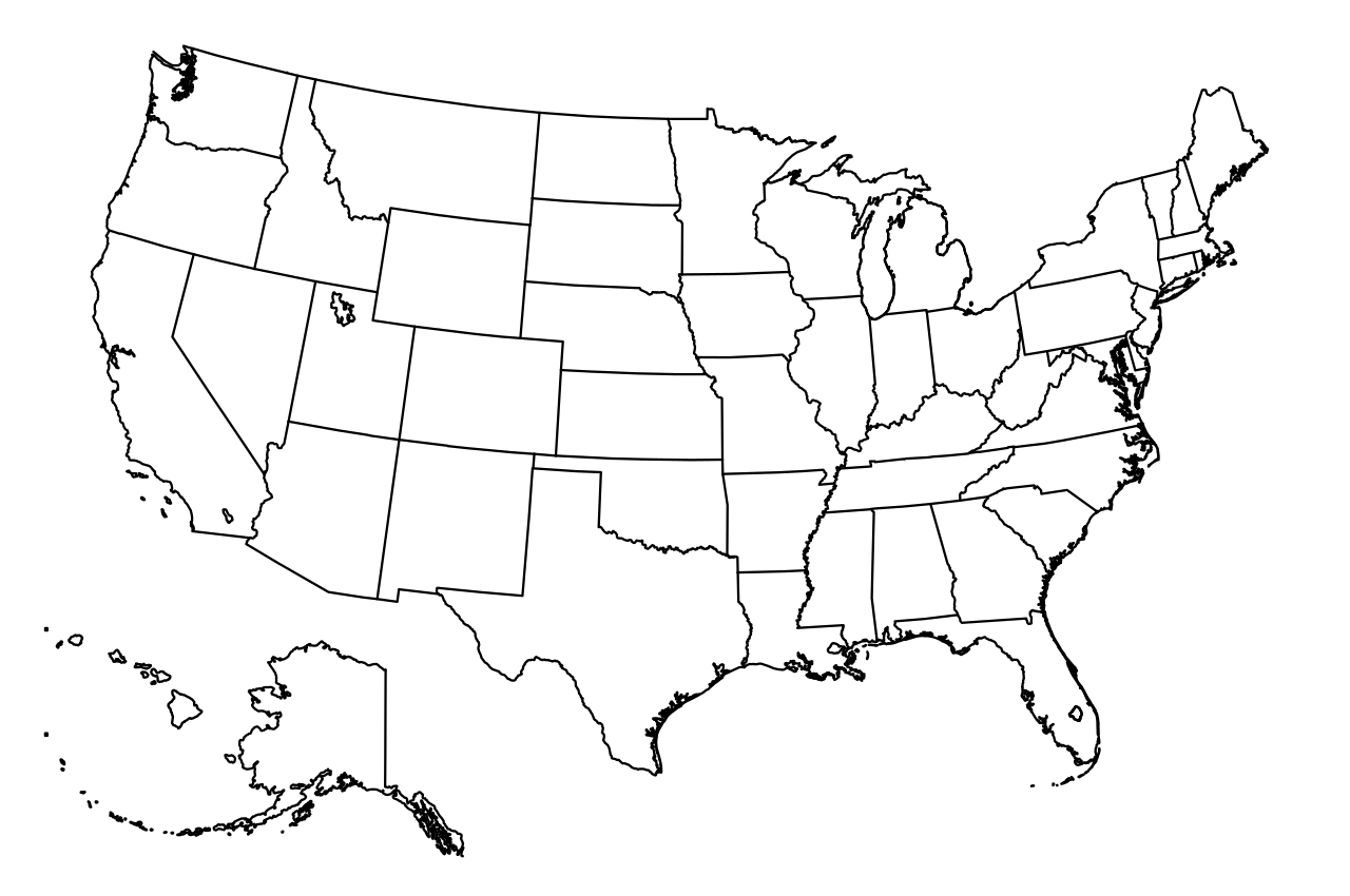 United States map showing Site Plans Online service coverage