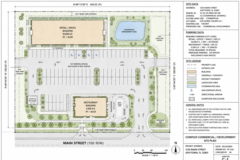 Site Plan for Permit in Winkler County, Texas