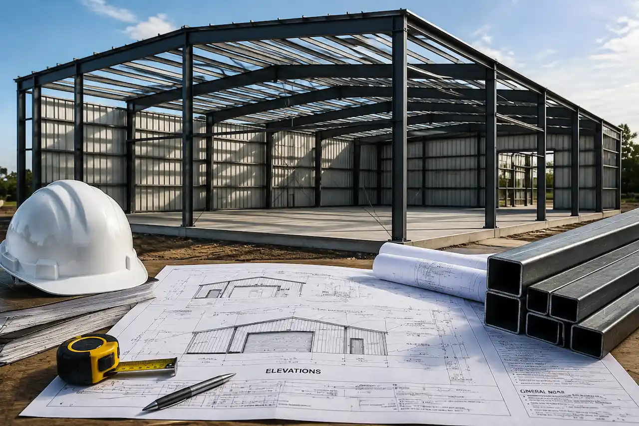 Garage with storage loft