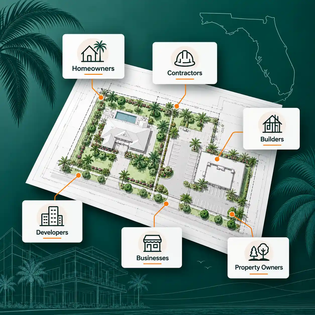 Permit drawing and site plan client support