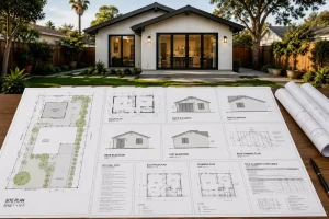 California ADU Permit Plan Checklist: Site, Architectural, Structural, Title 24 & Utilities