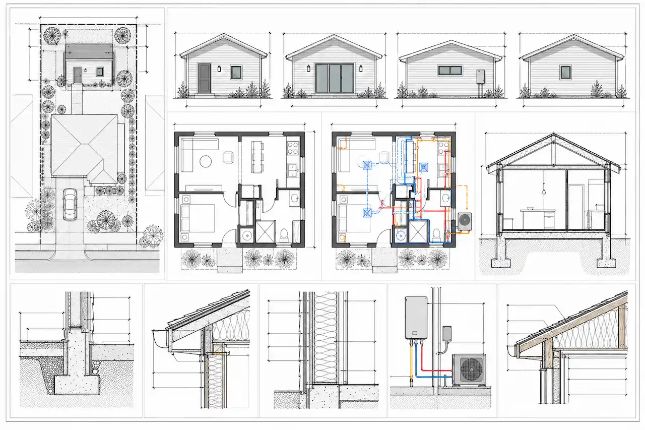 ADU Permit Drawing Checklist: Site, Architectural, Structural, MEP & Energy