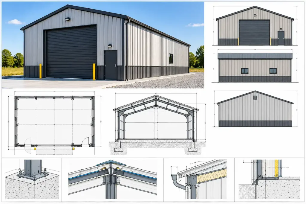 Metal Building Permit Plans: Manufacturer Drawings Are Usually Not the Whole Permit Set